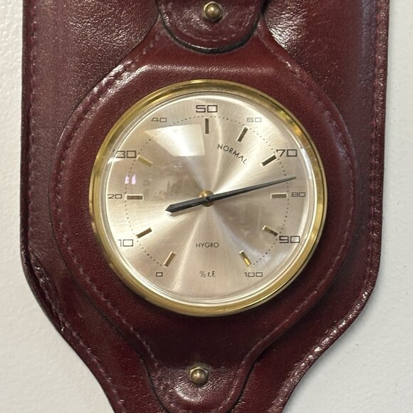 Vintage Pico Bello Weather Station German Barometric Temperature Hydrometer MCM - Picture 6 of 16